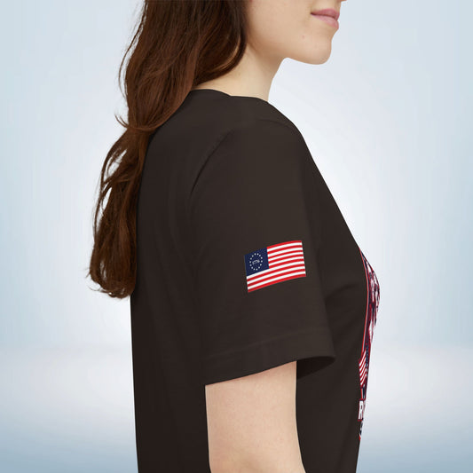 MAGA Rushmore Crew T-Shirt — Patriotic Political Cotton Tee