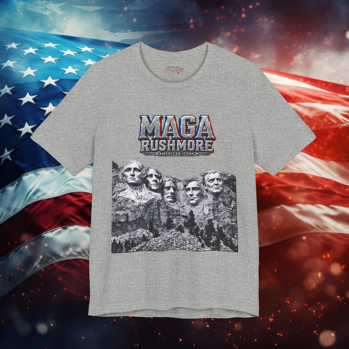MAGA Rushmore Crew T-Shirt