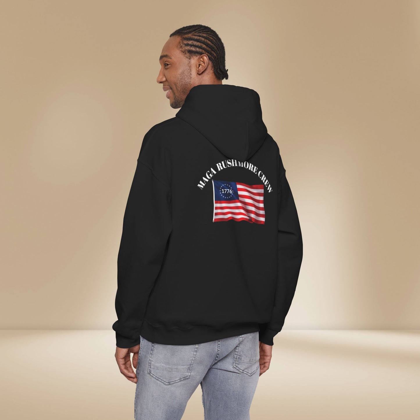 Hoodie - MAGA Rushmore Crew Presidential Graphic Hoodie