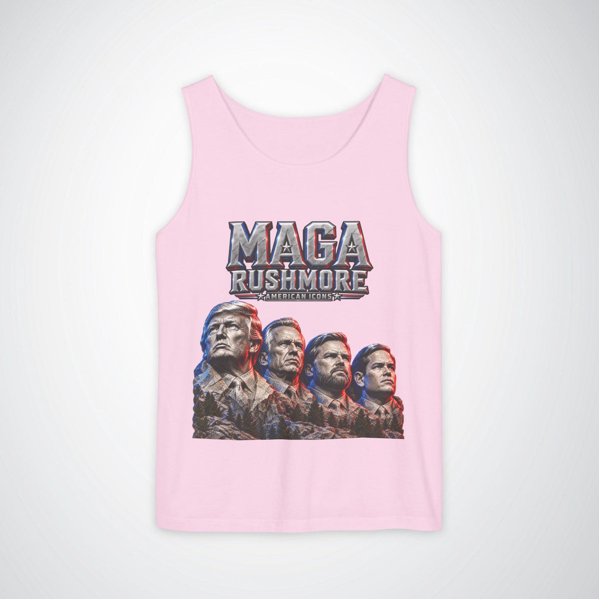 MAGA Rushmore Tank Top | American Icons Patriotic Shirt