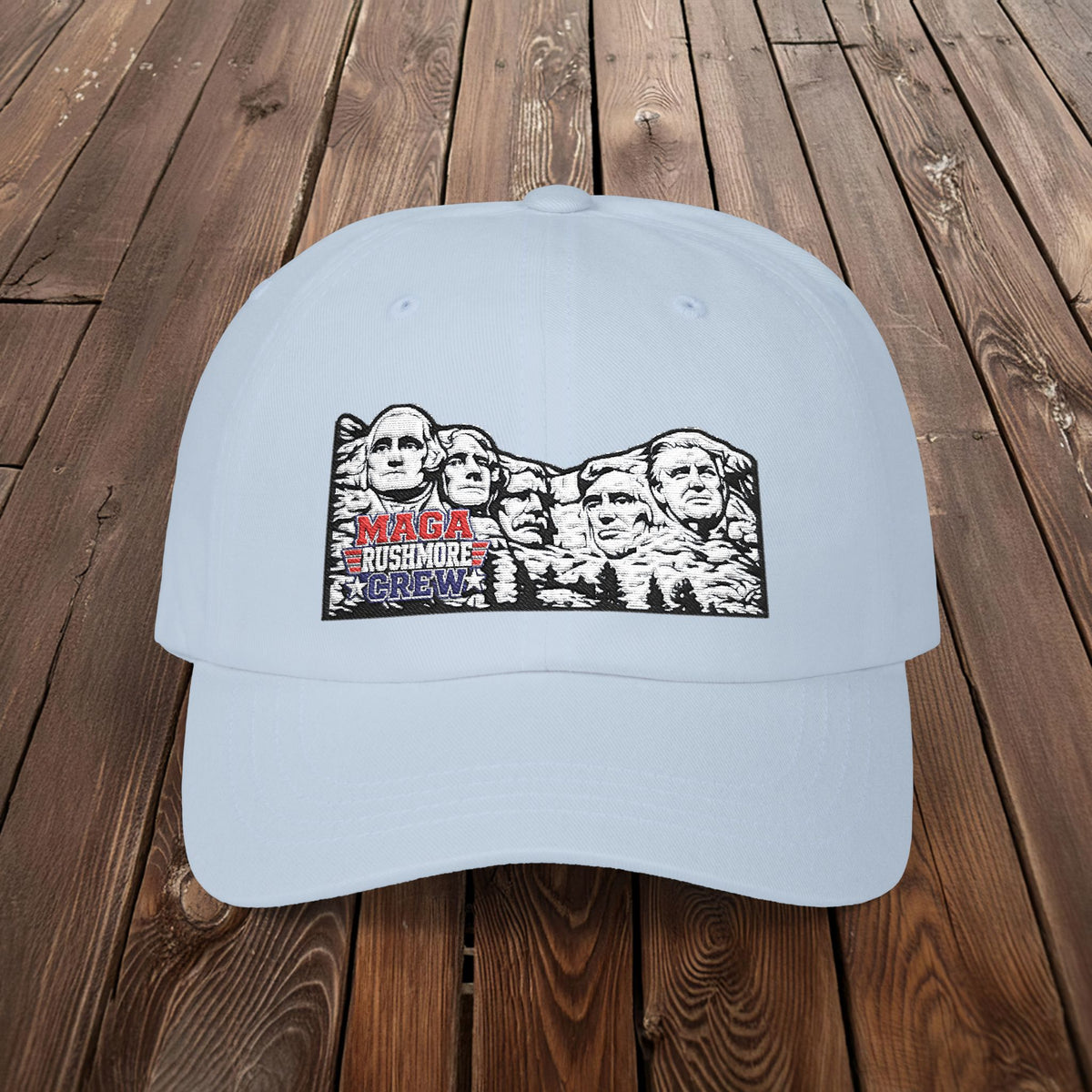 MAGA Rushmore Embroidery Dad Hat | Yupoong Classic Cap