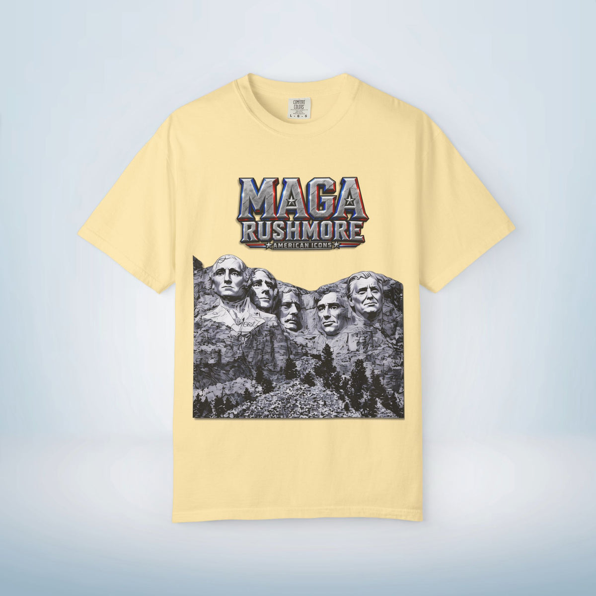 MAGA Rushmore | American Icons T-Shirt - Trump added to Mount Rushmore