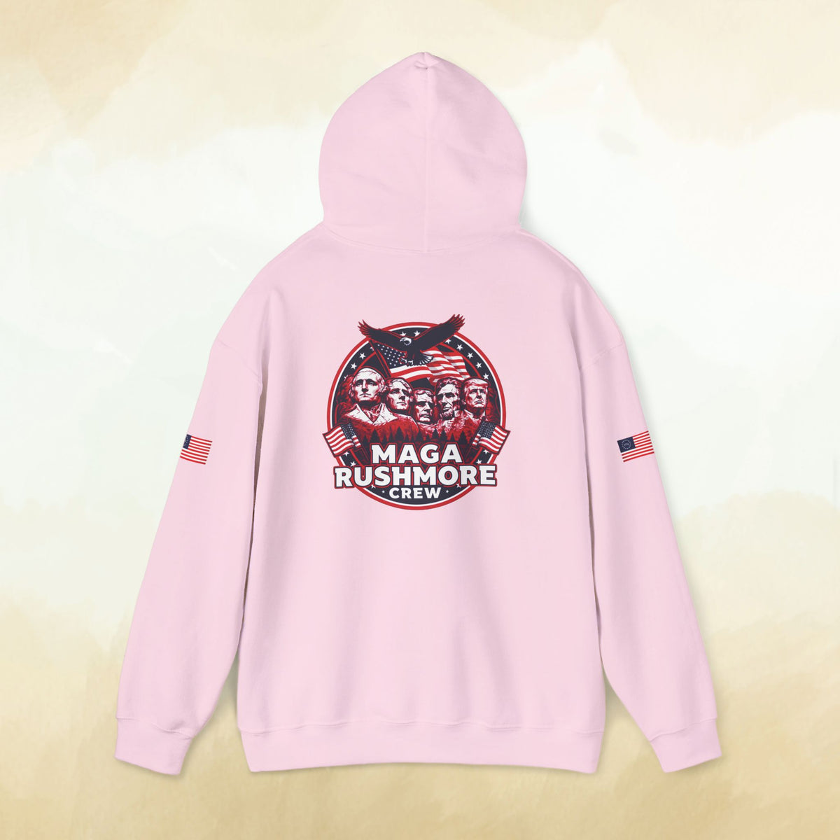 MAGA Rushmore Crew Presidential Graphic Hoodie - Bold Style - MAGA Rushmore Crew