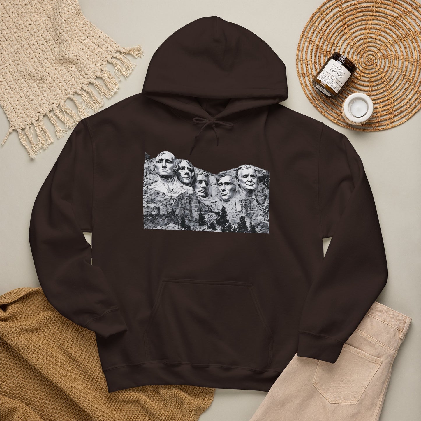 Hoodie - MAGA Rushmore Crew Presidential Graphic Hoodie