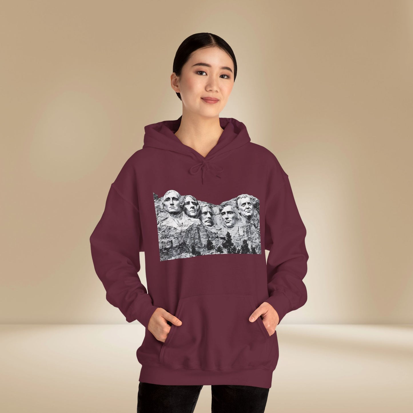 Hoodie - MAGA Rushmore Crew Presidential Graphic Hoodie