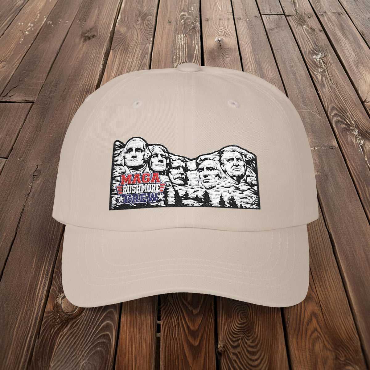 MAGA Rushmore Embroidery Dad Hat | Yupoong Classic Cap