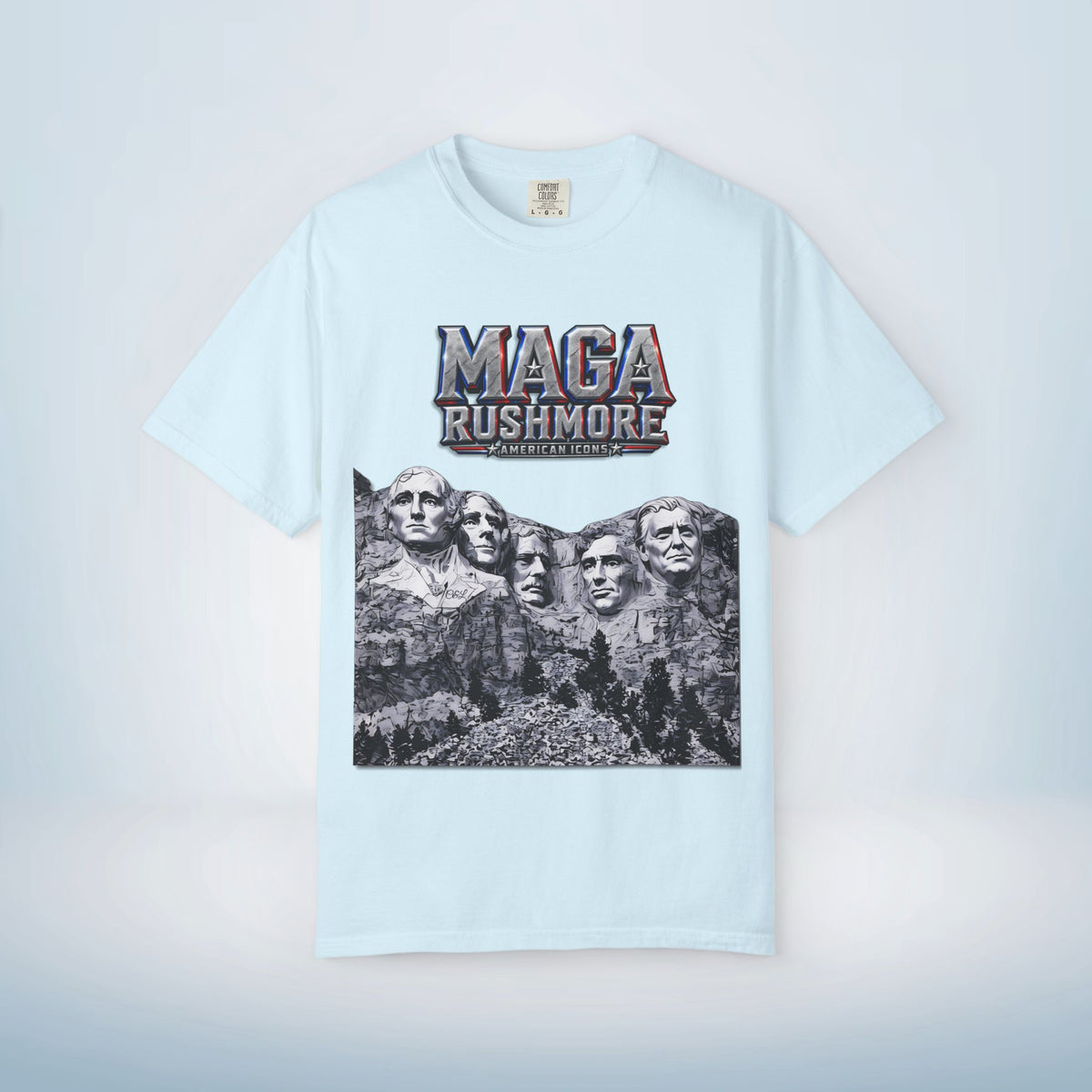MAGA Rushmore | American Icons T-Shirt - Trump added to Mount Rushmore