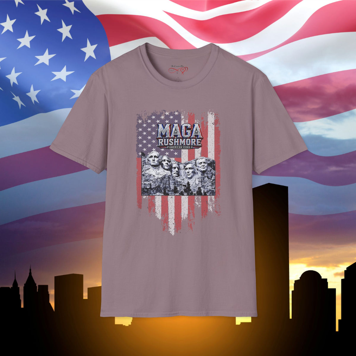 MAGA Rushmore American Icons T-Shirt