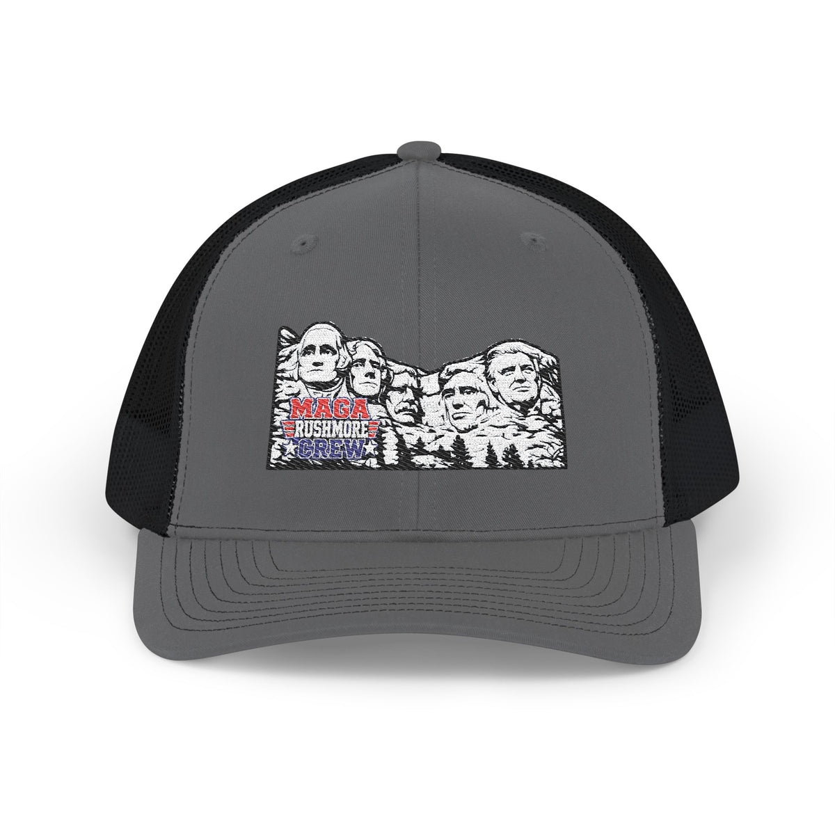 MAGA Rushmore Crew Embroidered Richardson 112 Trucker Cap