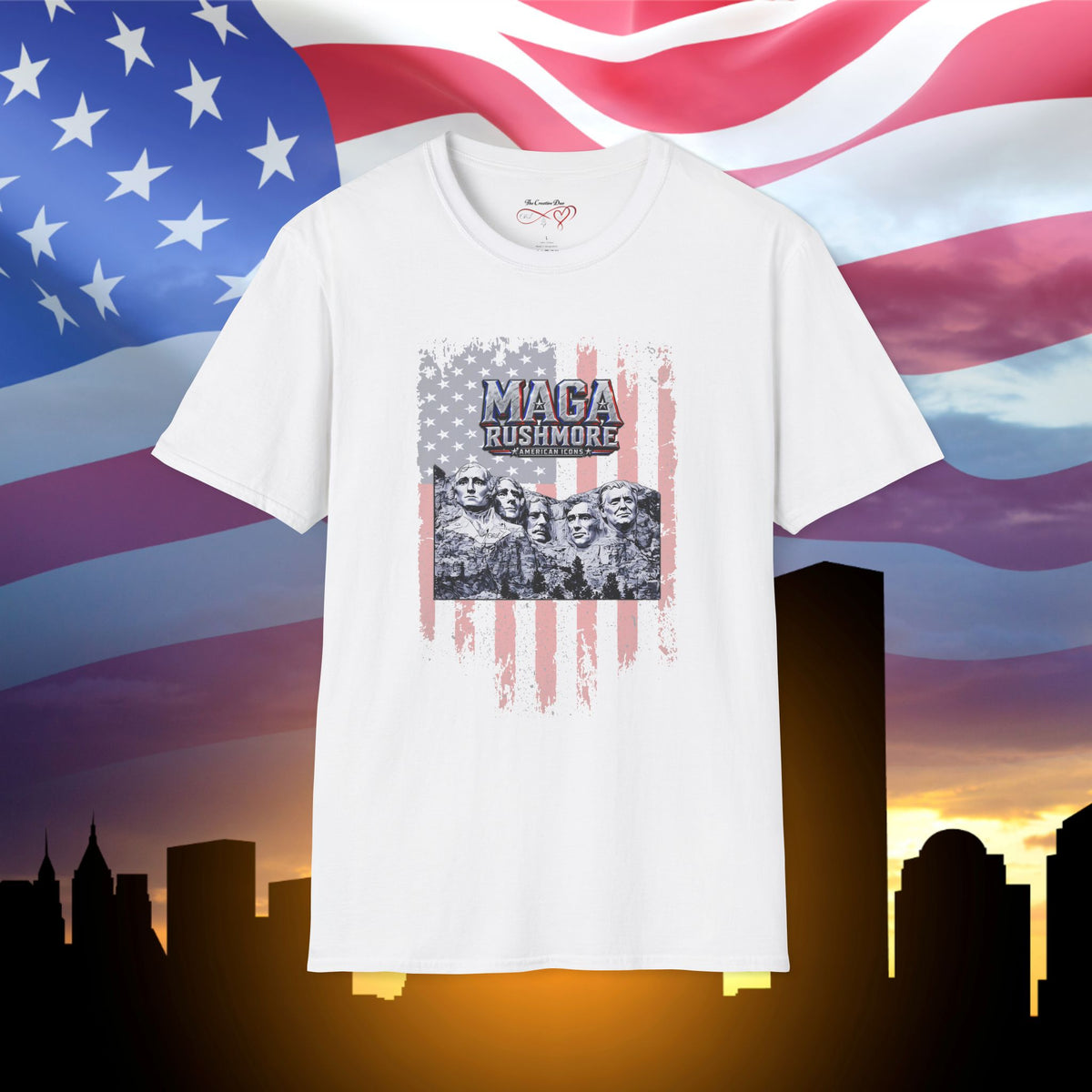 MAGA Rushmore American Icons T-Shirt