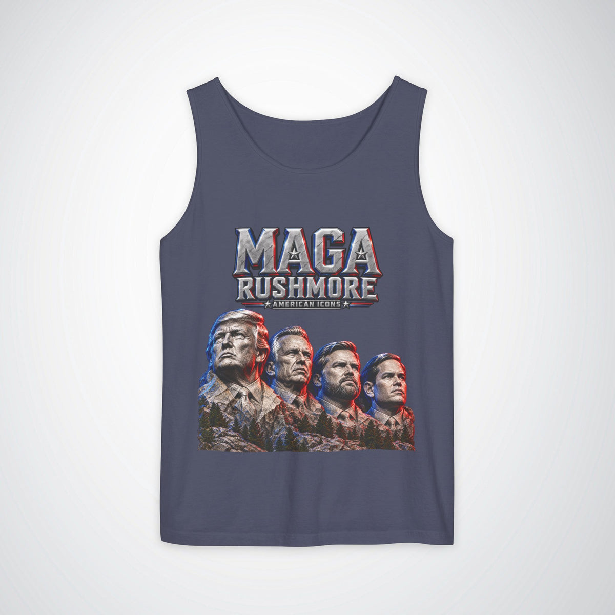 MAGA Rushmore Tank Top | American Icons Patriotic Shirt