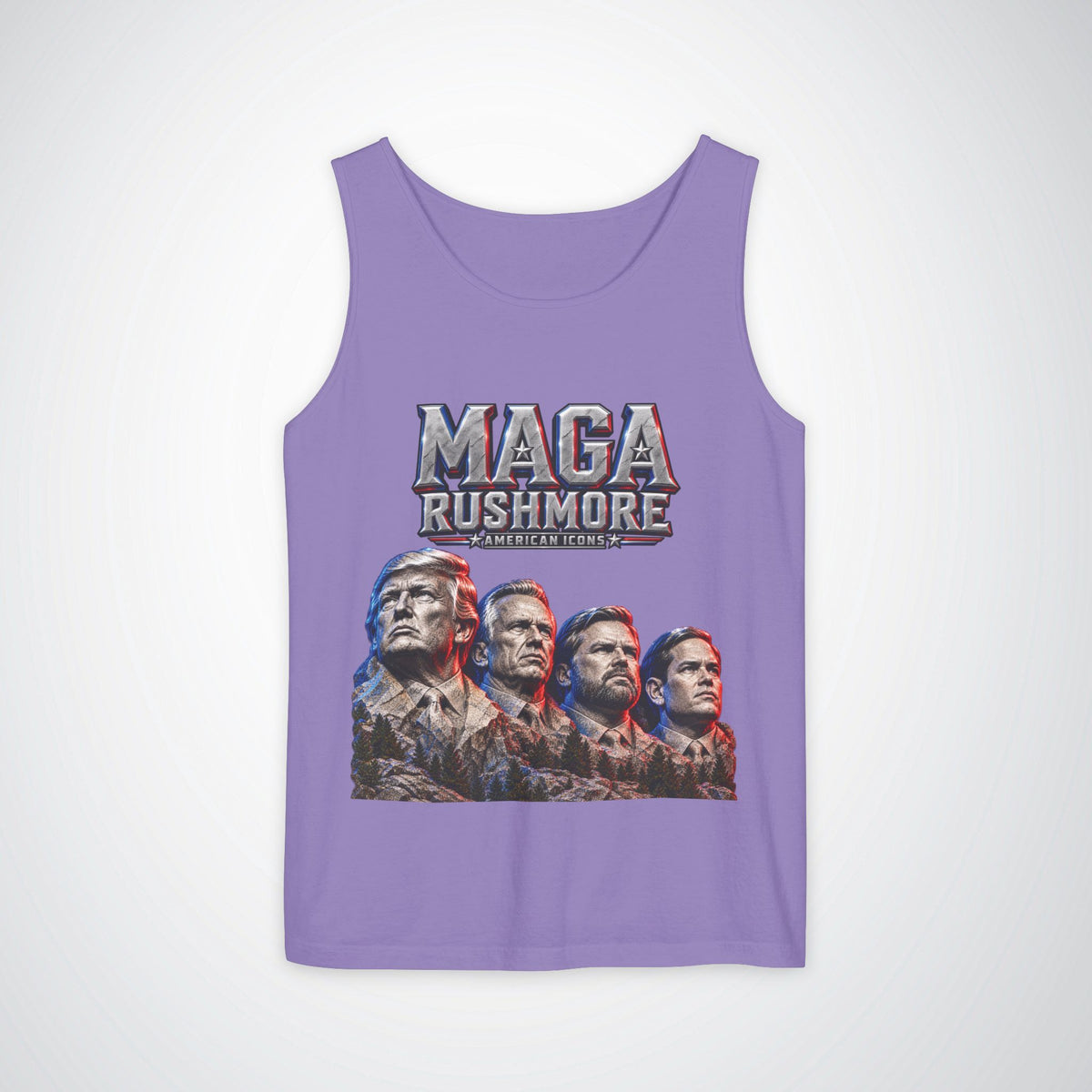 MAGA Rushmore Tank Top | American Icons Patriotic Shirt