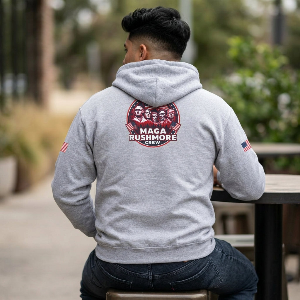 Hoodie - MAGA Rushmore Crew Presidential Graphic Hoodie