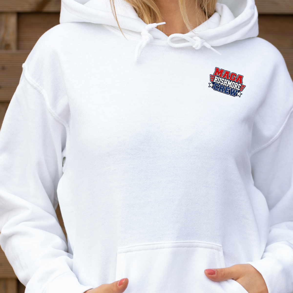 MAGA Rushmore Crew Presidential Graphic Hoodie - Bold Style - MAGA Rushmore Crew