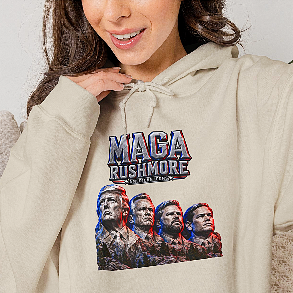 MAGA Rushmore Coffee Mug – Trump American Icons Ceramic Accent Mug (11oz & 15oz)