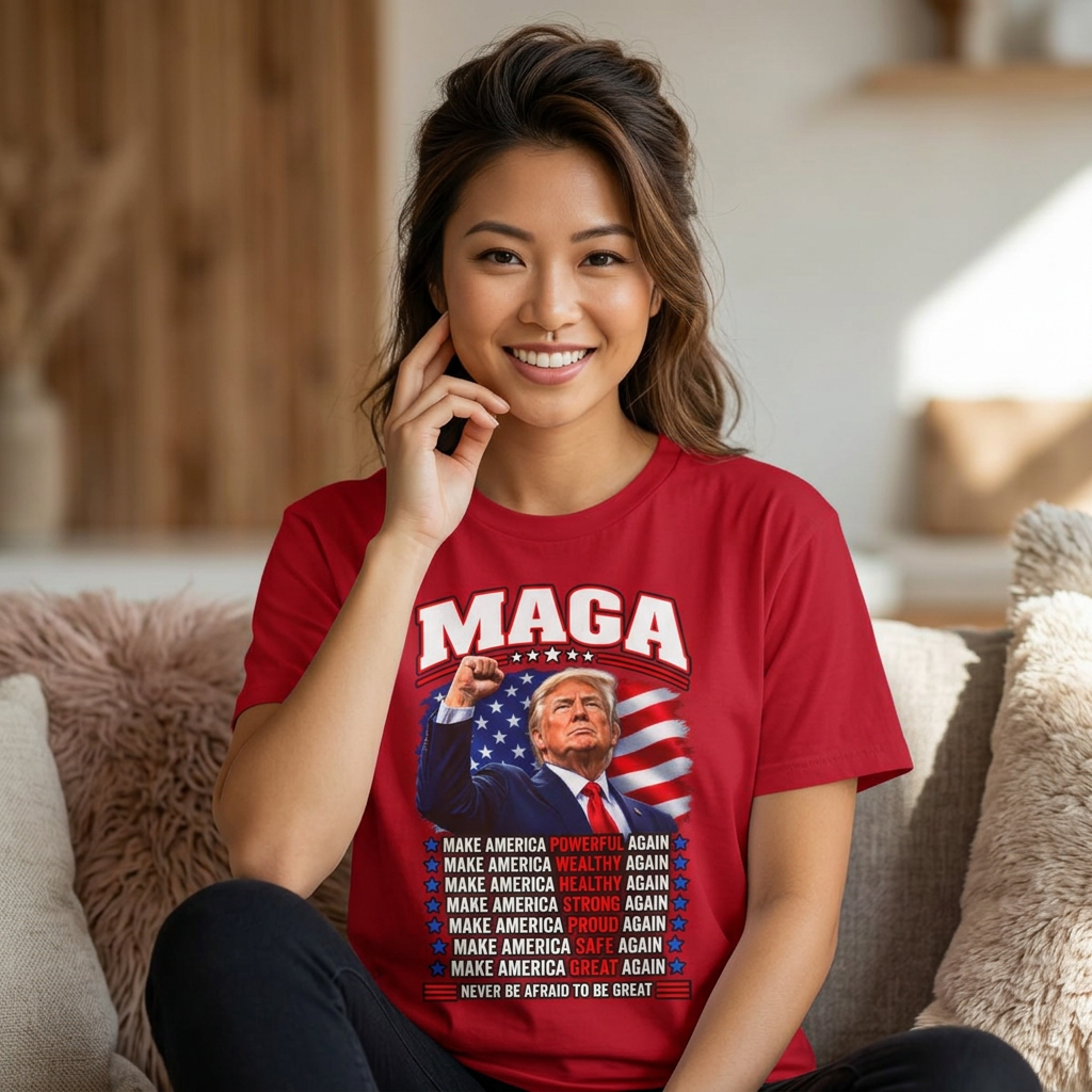 MAGA Trump Fist Pump T-Shirt | Make America Great Again Patriotic Shirt