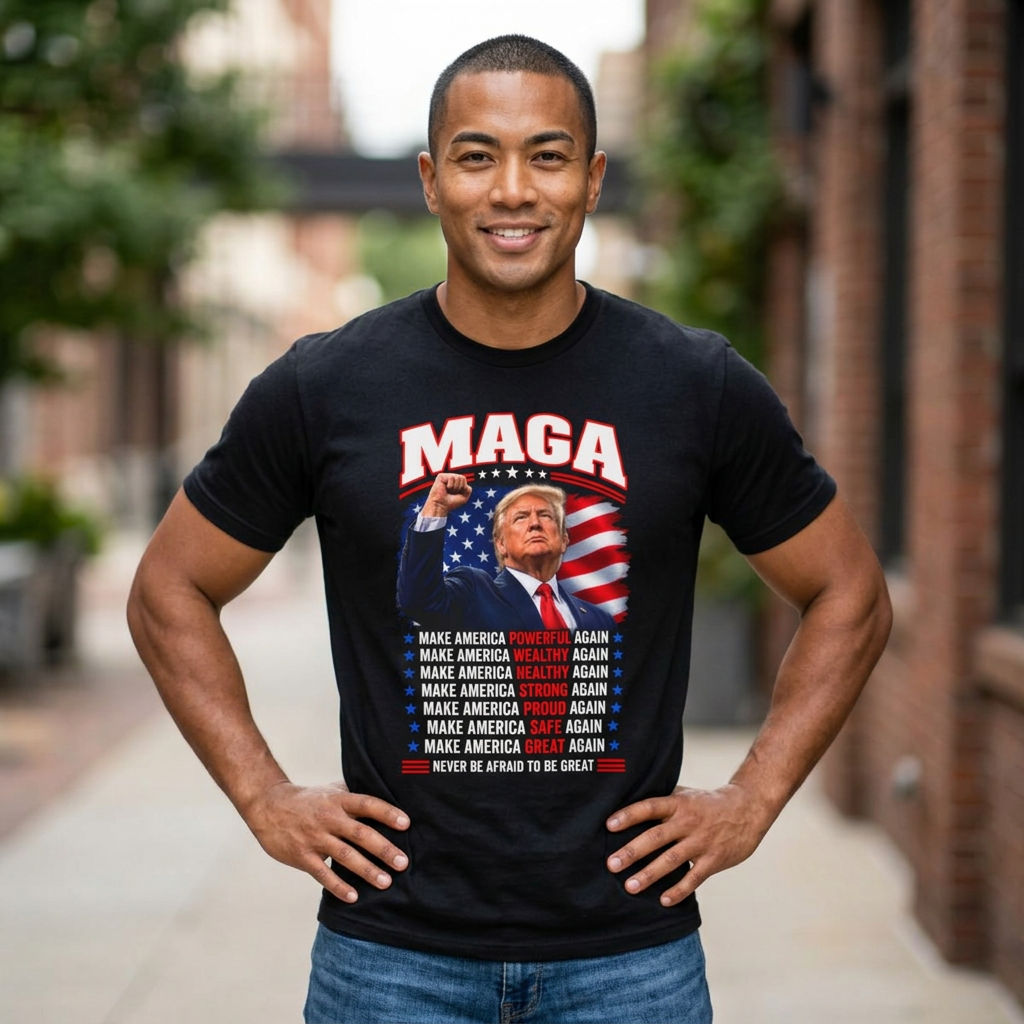MAGA Trump Fist Pump T-Shirt | Make America Great Again Patriotic Shirt