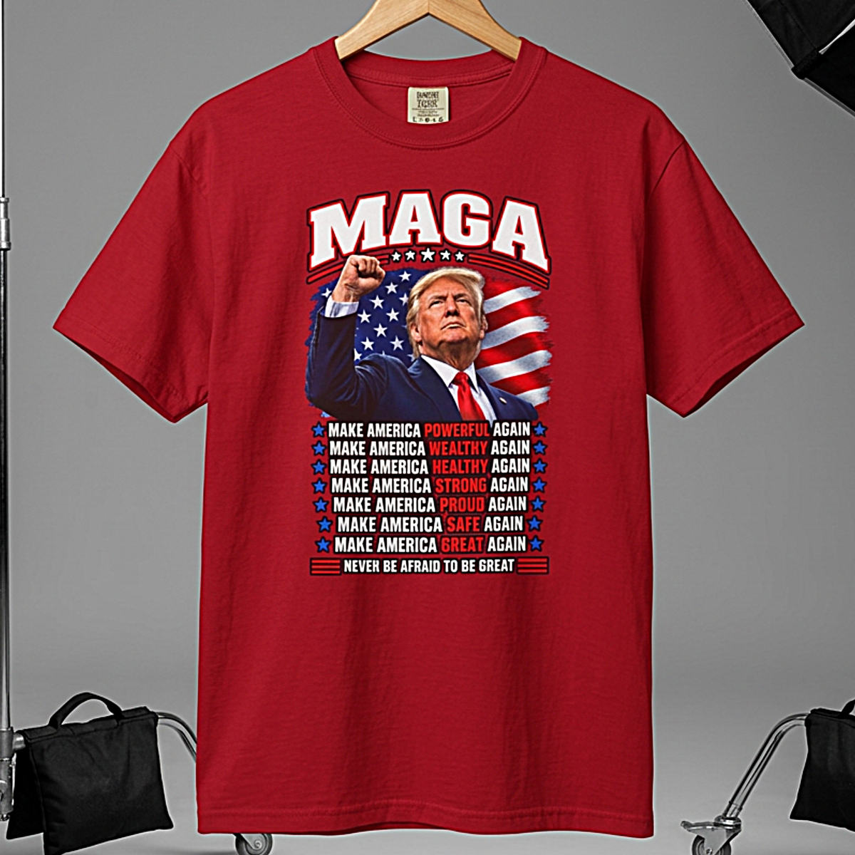 MAGA Trump Fist Pump T-Shirt | Make America Great Again Patriotic Shirt