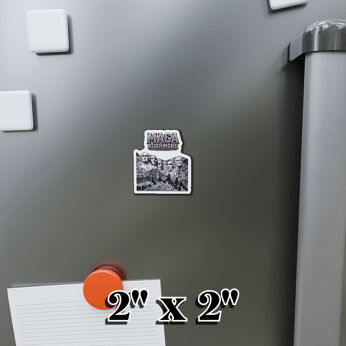 Trump Fridge Magnet | MAGA Rushmore Die-Cut Vinyl