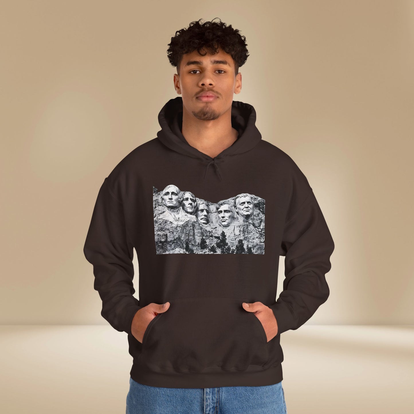 Hoodie - MAGA Rushmore Crew Presidential Graphic Hoodie