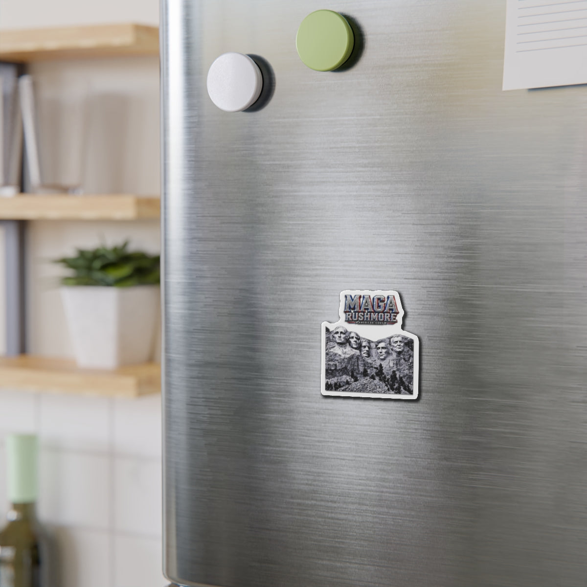 Trump Fridge Magnet | MAGA Rushmore Die-Cut Vinyl