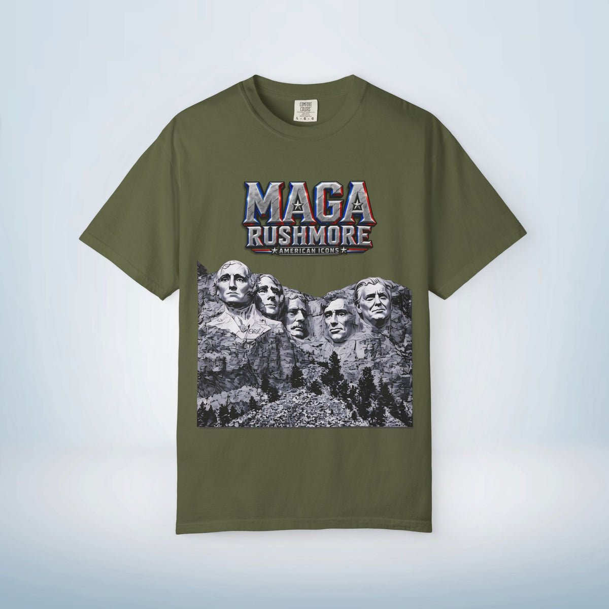 MAGA Rushmore | American Icons T-Shirt - Trump added to Mount Rushmore