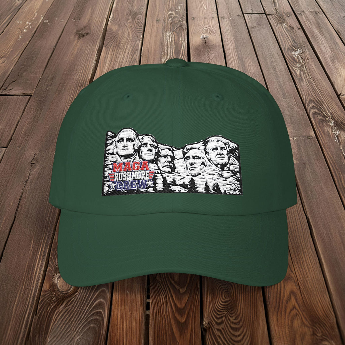 MAGA Rushmore Embroidery Dad Hat | Yupoong Classic Cap