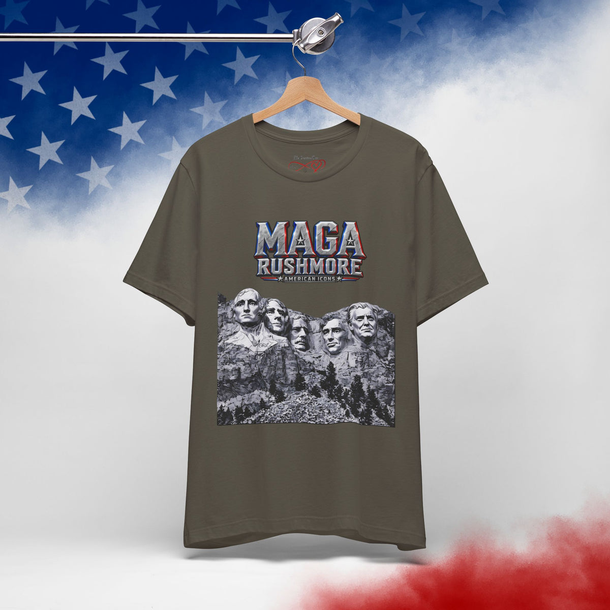 MAGA Rushmore Crew T-Shirt