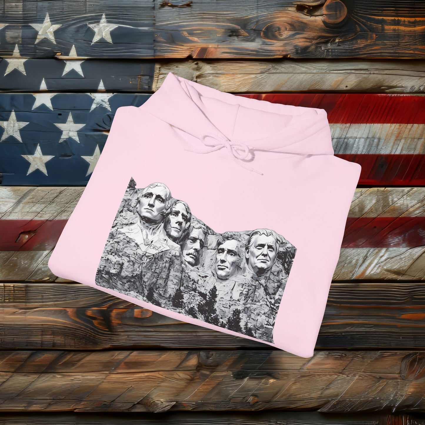 Hoodie - MAGA Rushmore Crew Presidential Graphic Hoodie