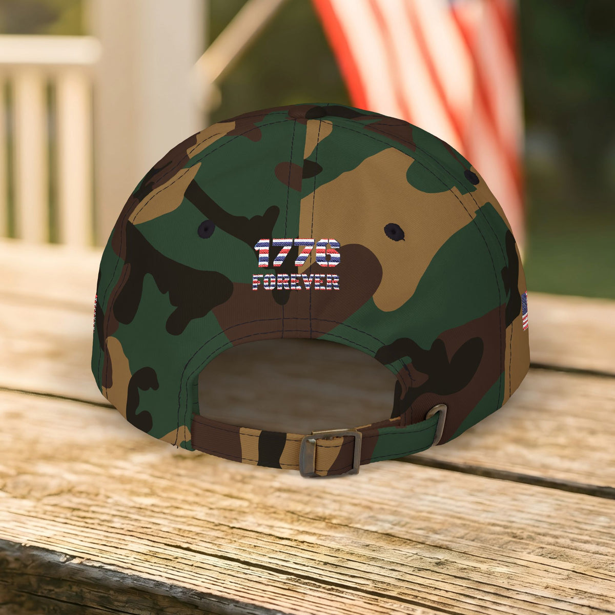 Patriotic "MAGA RUSHMORE CREW" Dad Cap — USA Flag Embroidered Baseball Hat