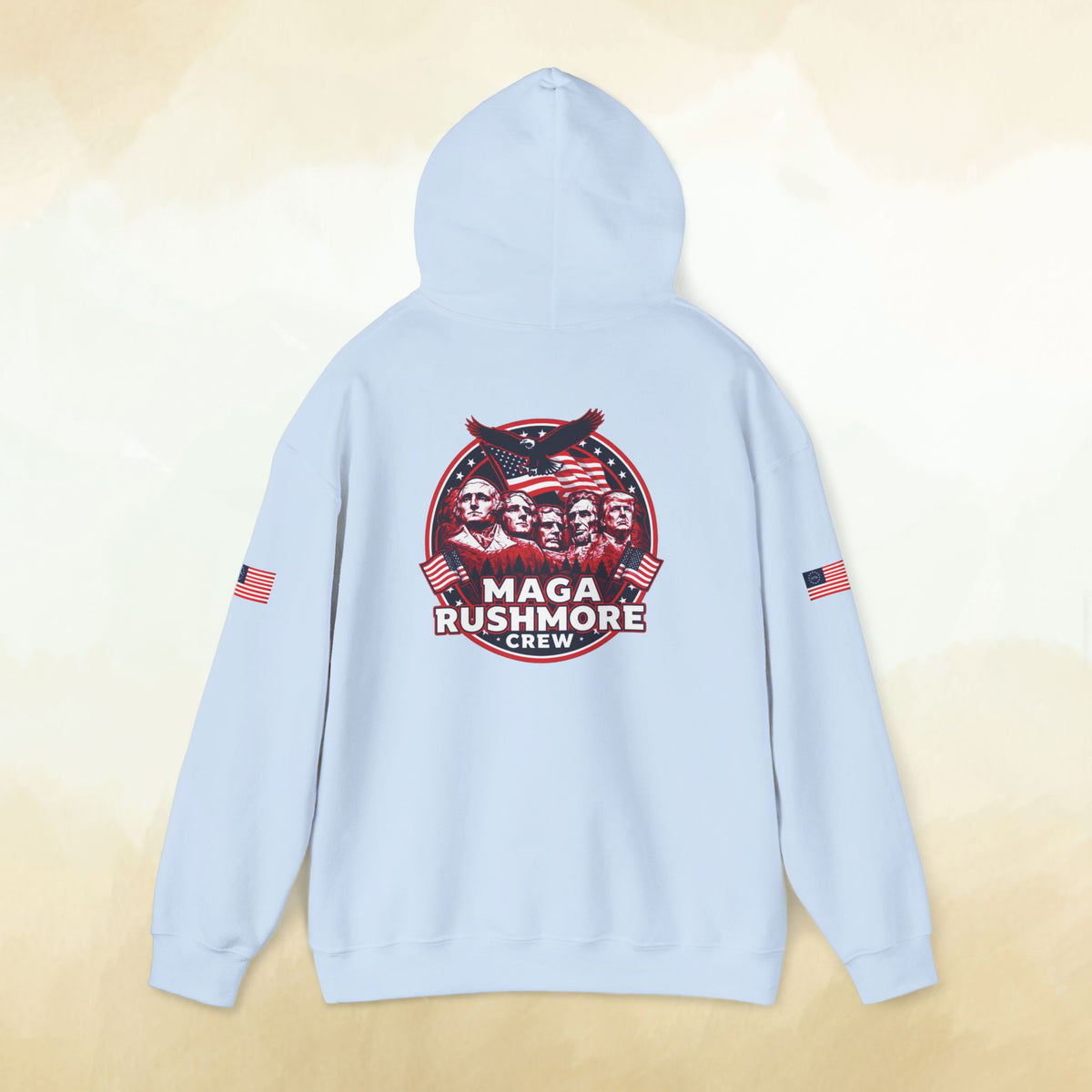 MAGA Rushmore Crew Presidential Graphic Hoodie - Bold Style - MAGA Rushmore Crew