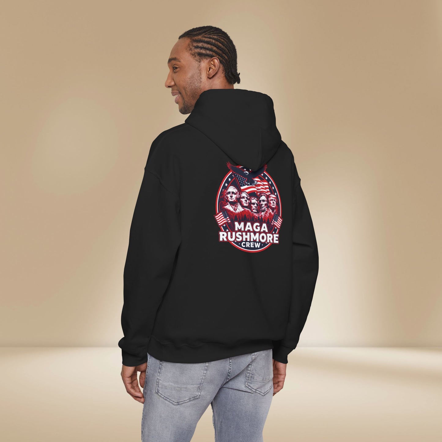 Hoodie - MAGA Rushmore Crew Presidential Graphic Hoodie