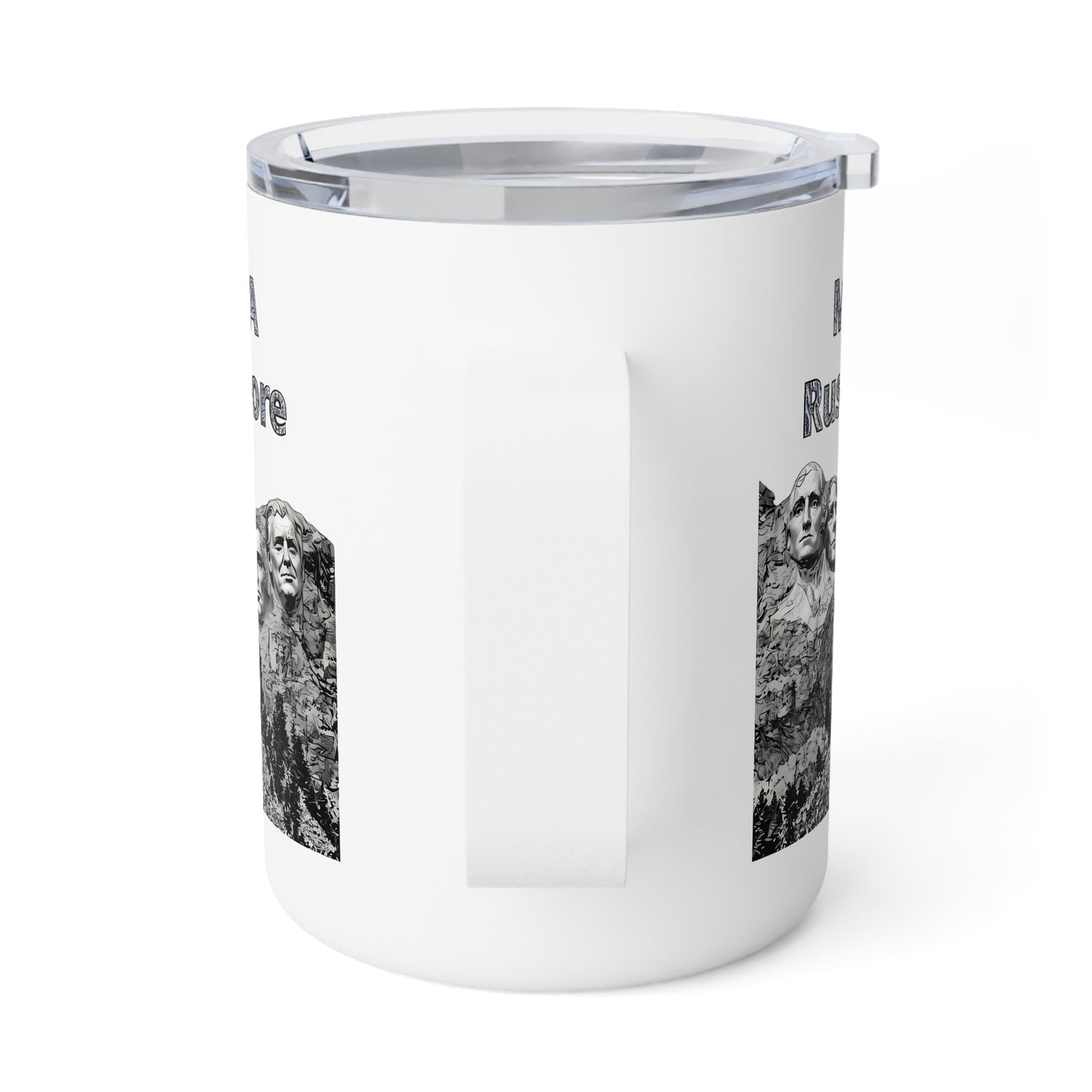 Coffee Mug - MAGA Rushmore Pres. Trump added to Mount Rushmore 10oz Insulated Cup