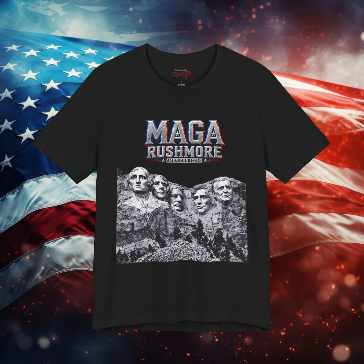 MAGA Rushmore Crew T-Shirt