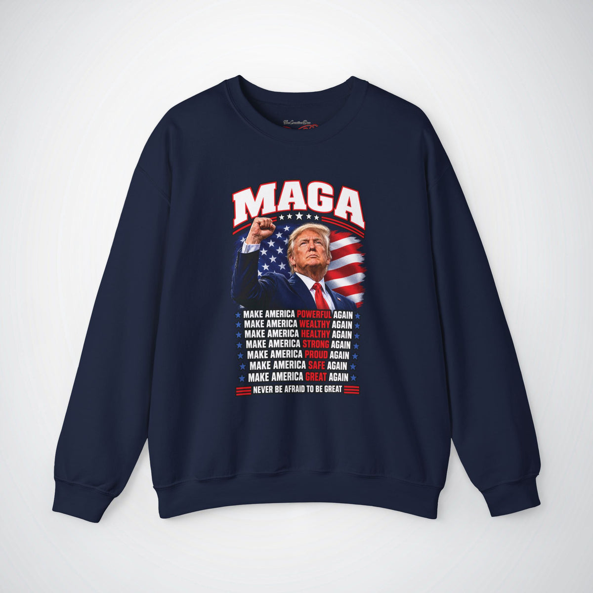 Trump MAGA Make America Great Again Fist Raise Patriotic Sweatshirt