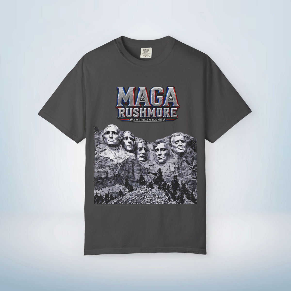 MAGA Rushmore | American Icons T-Shirt - Trump added to Mount Rushmore