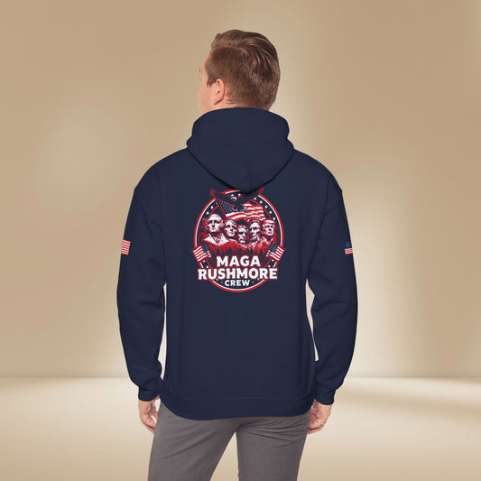 Hoodie - MAGA Rushmore Crew Presidential Graphic Hoodie