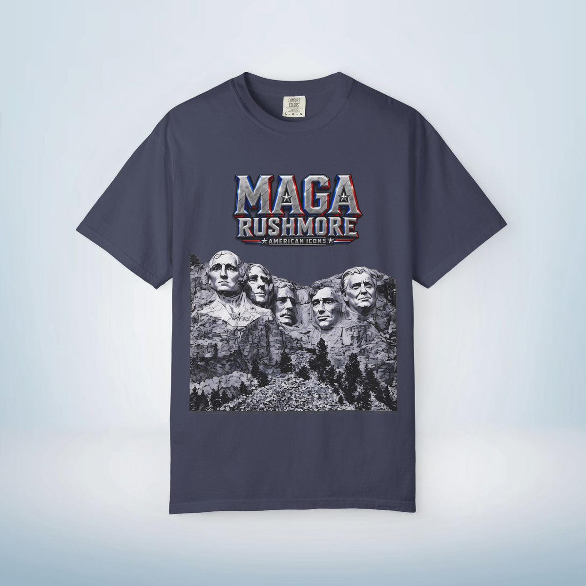 MAGA Rushmore | American Icons T-Shirt - Trump added to Mount Rushmore