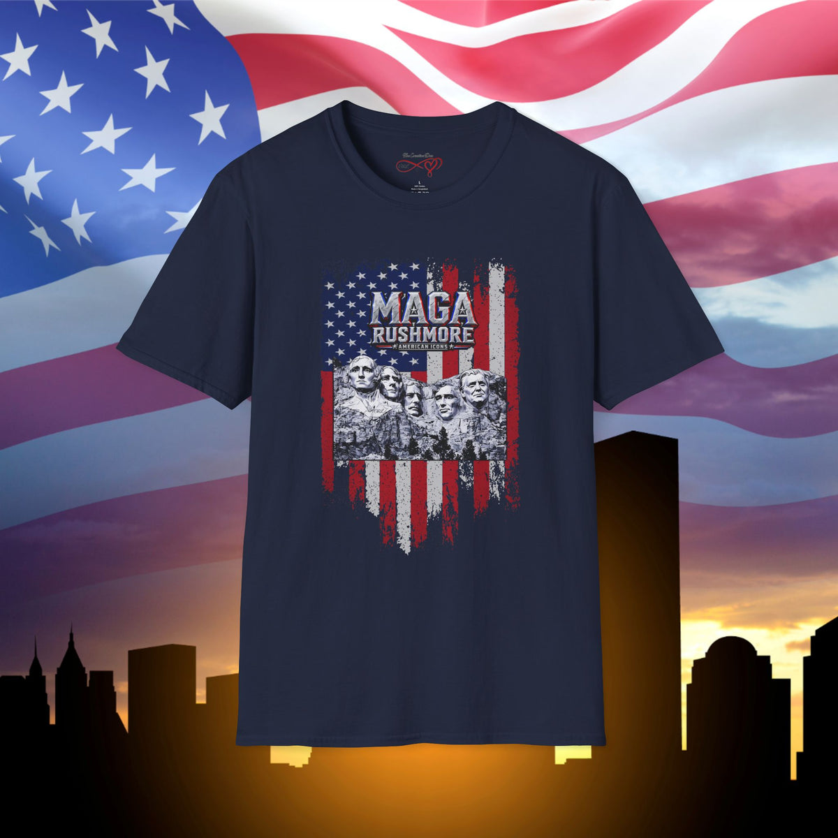 MAGA Rushmore American Icons T-Shirt