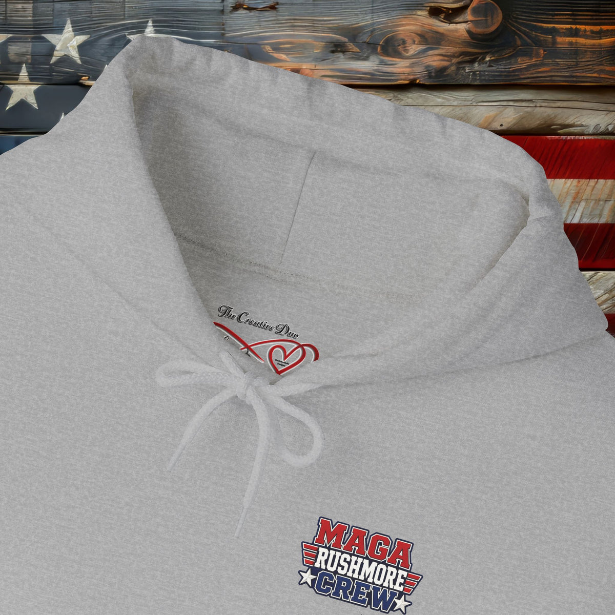 MAGA Rushmore Crew Presidential Graphic Hoodie - Bold Style - MAGA Rushmore Crew