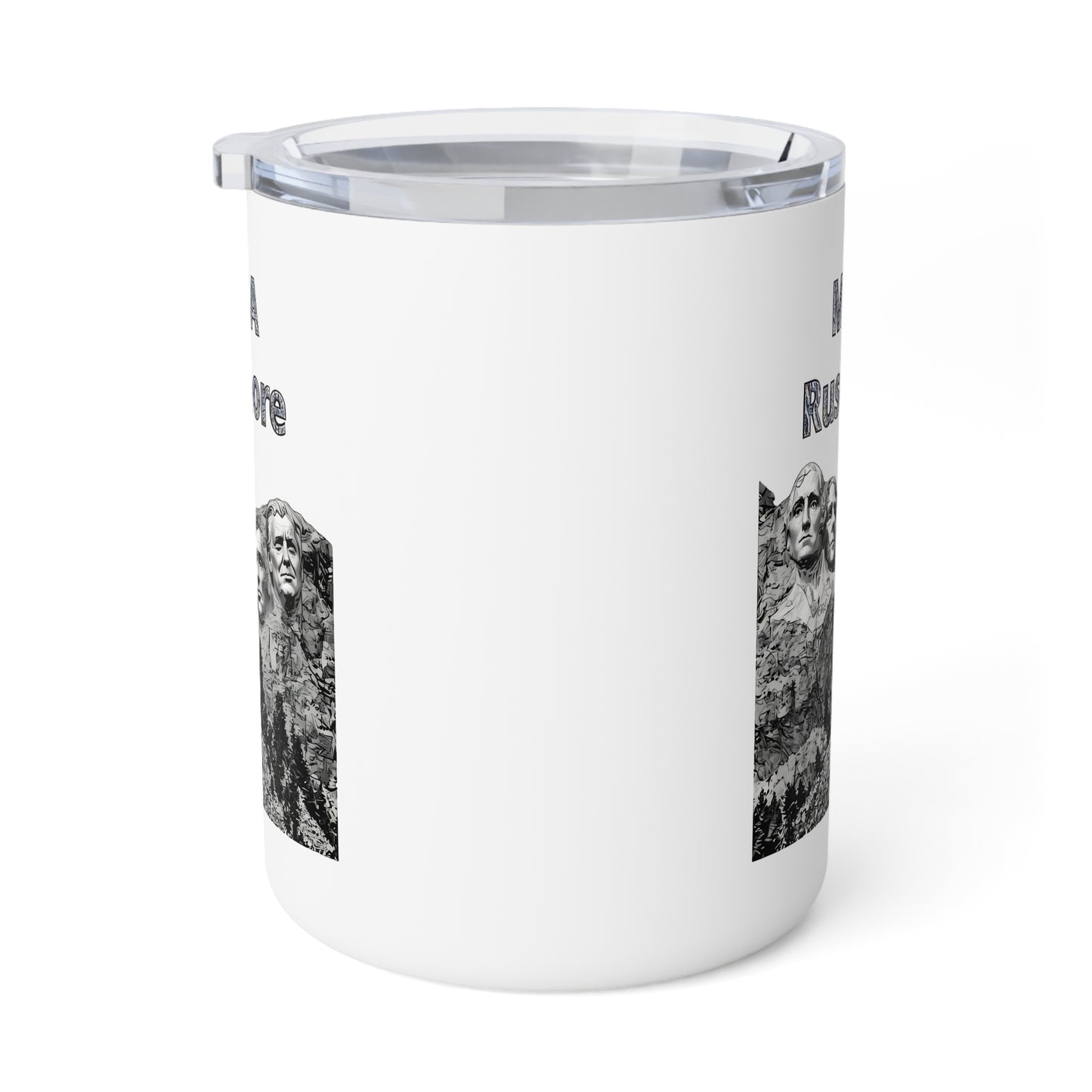 Coffee Mug - MAGA Rushmore Pres. Trump added to Mount Rushmore 10oz Insulated Cup