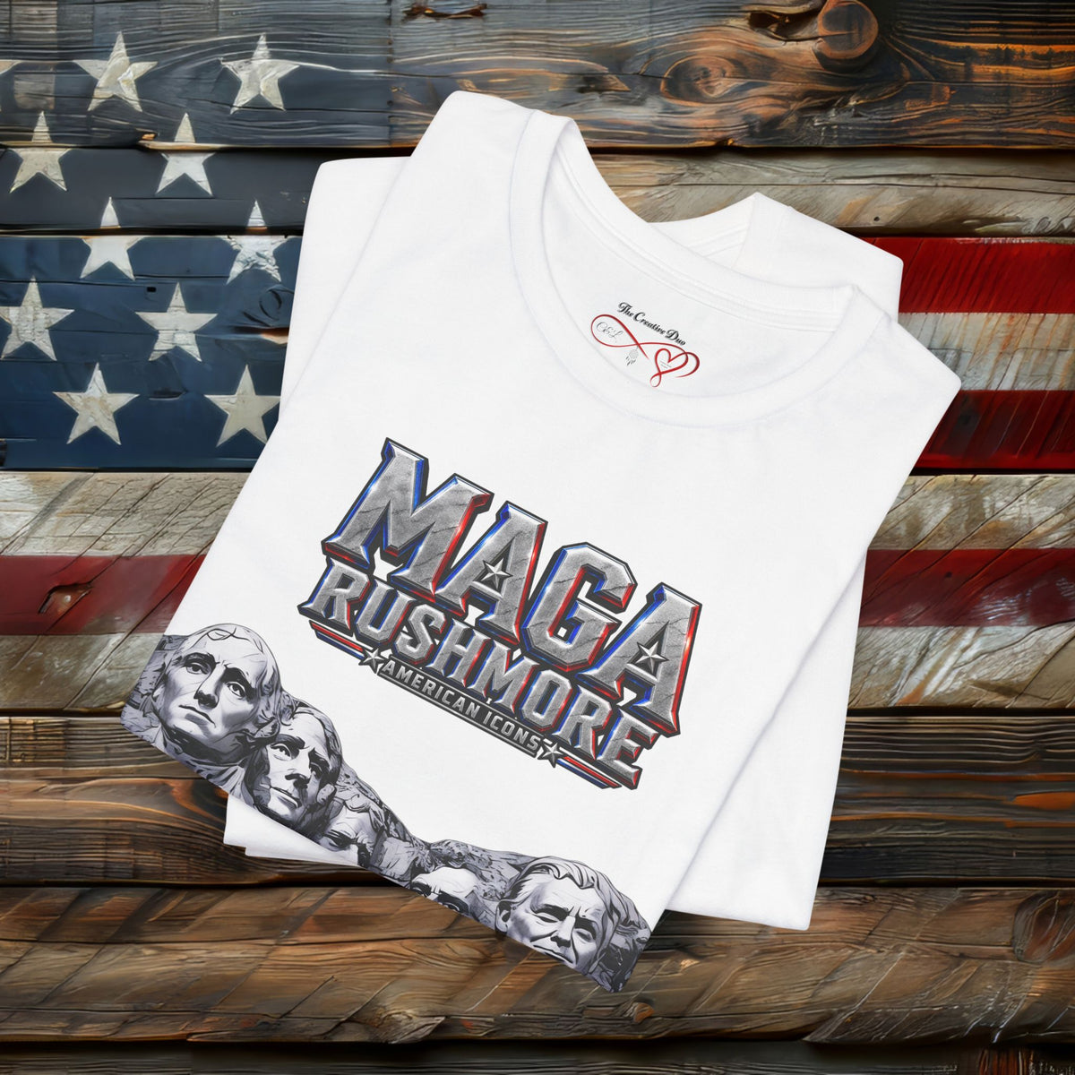 MAGA Rushmore Crew T-Shirt