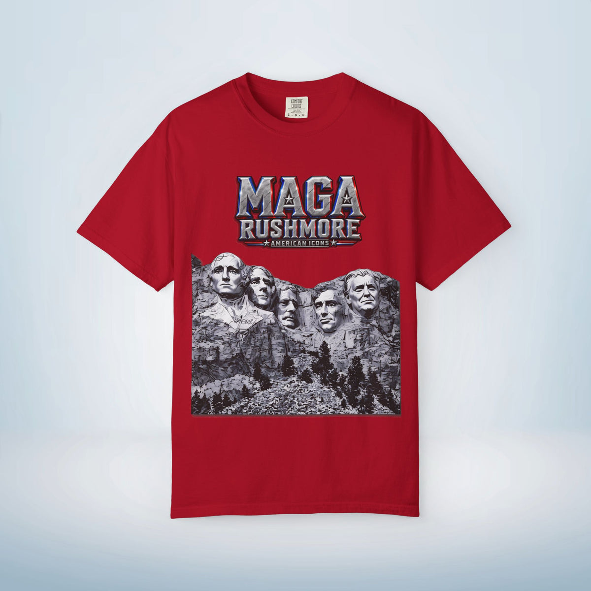 MAGA Rushmore | American Icons T-Shirt - Trump added to Mount Rushmore
