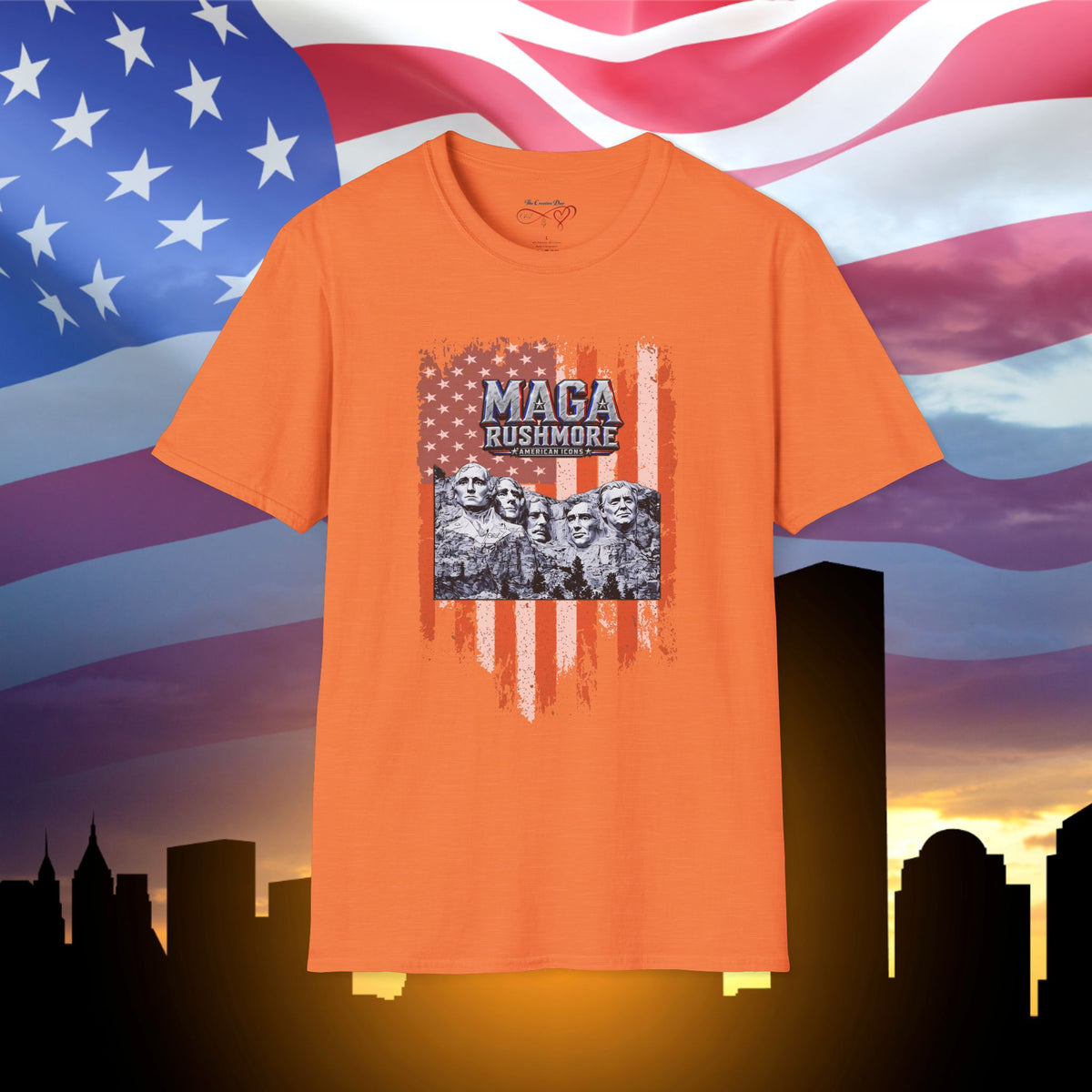 MAGA Rushmore American Icons T-Shirt
