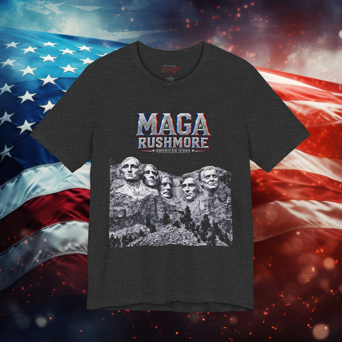 MAGA Rushmore Crew T-Shirt