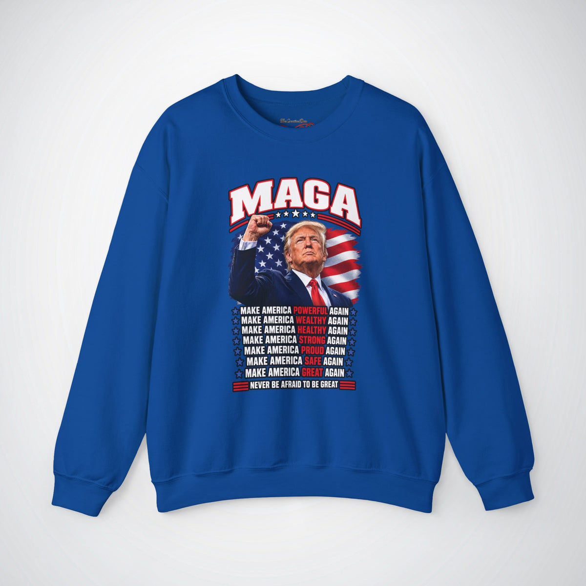 Trump MAGA Make America Great Again Fist Raise Patriotic Sweatshirt