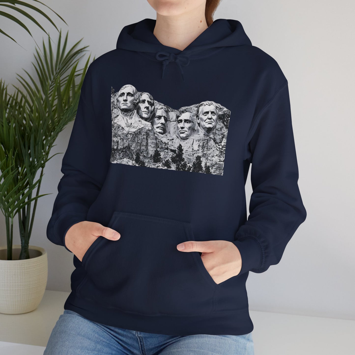 Hoodie - MAGA Rushmore Crew Presidential Graphic Hoodie