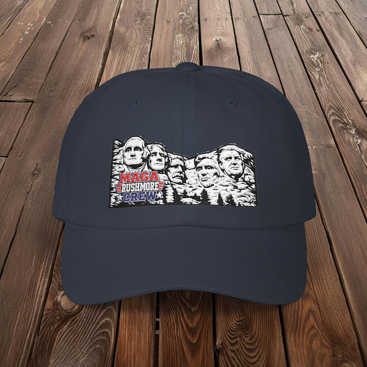 MAGA Rushmore Embroidery Dad Hat | Yupoong Classic Cap
