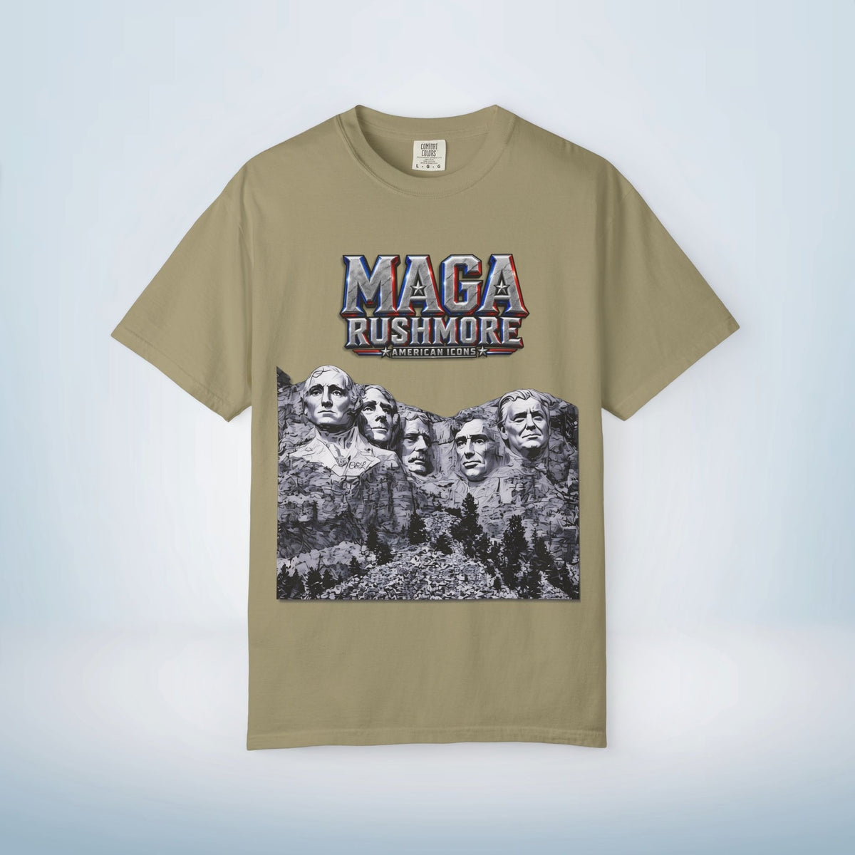 MAGA Rushmore | American Icons T-Shirt - Trump added to Mount Rushmore