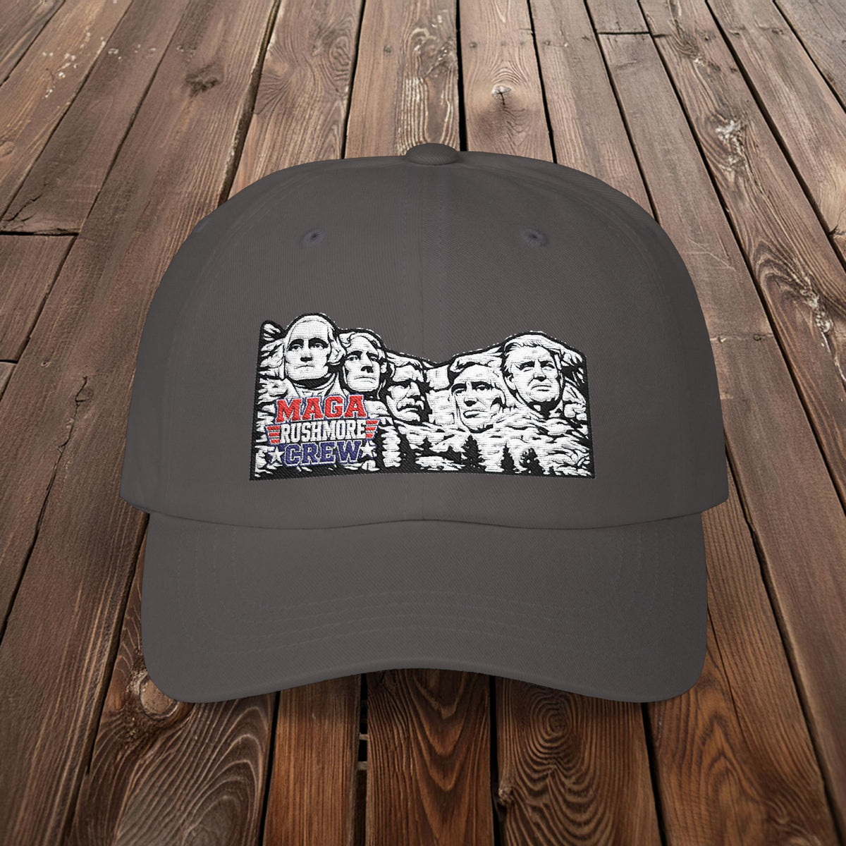MAGA Rushmore Embroidery Dad Hat | Yupoong Classic Cap